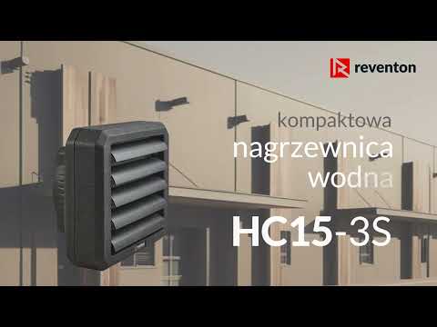 Kompaktowa nagrzewnica wodna Reventon HC15-3S