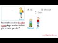 1. Sınıf  Matematik Dersi  Bir nesnenin uzunluğunu standart olmayan ölçme birimleri türünden tahmin eder ve ölçme yaparak tahminlerinin doğruluğunu kontrol eder.  1. sınıf standart olmayan ölçü birimleri video çözümlü soru çözümleri. Daha fazla video ders için ... konu anlatım videosunu izle