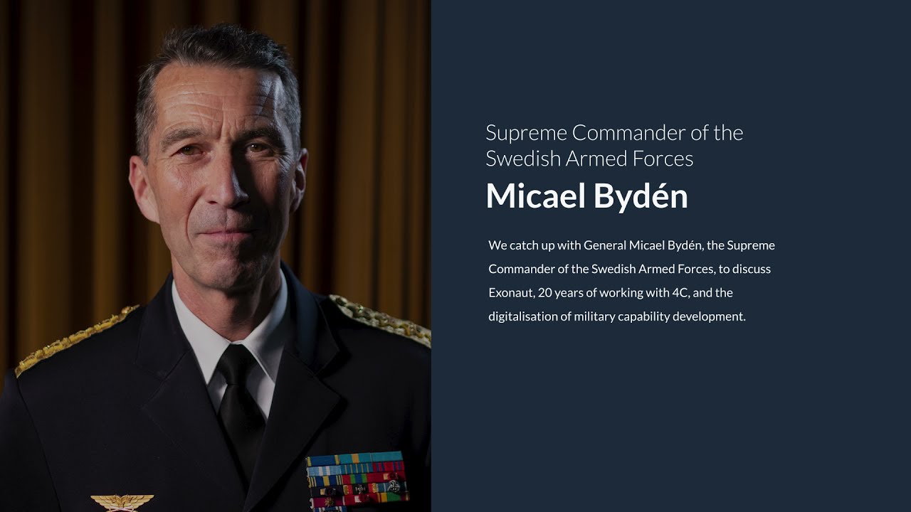General Micael Bydén, Supreme Commander of the Swedish Armed Forces, on Exonaut