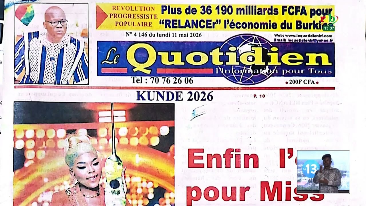 Revue de presse du 11 mai 2026