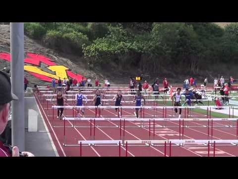 M Gomez - VarB 110m H at OC Champs 4-26-14