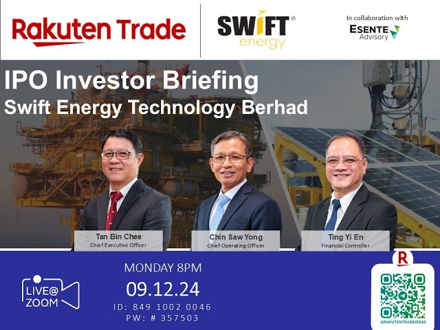 Rakuten Trade Ideas 🎯 Webinar - Swift Energy Technology Berhad