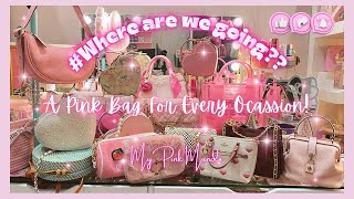 🎀WHERE WE GOING?? Different Occasions, Different Pink Bags 🎀 - @cheewashington