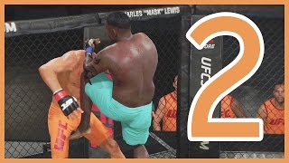 UFC 2 Career Mode Ep.2 - QUARTER FINAL FIGHT DAY! | UFC 2 Gameplay