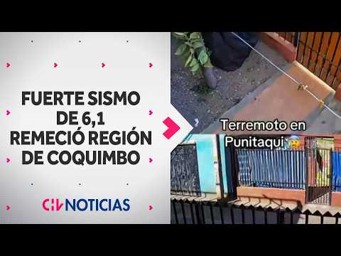 Las imágenes que dejó sismo en Coquimbo: Epicentro fue en Punitaqui y alertan desprendimientos