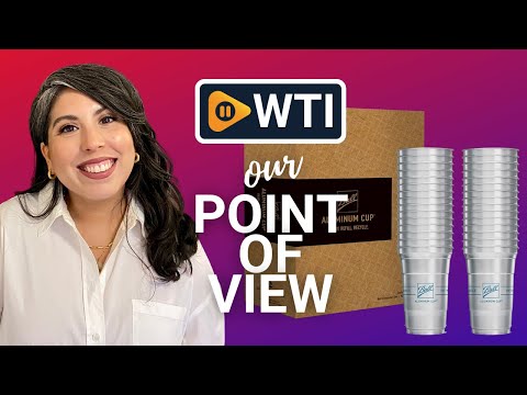Ball Aluminum Cup Recyclable Party Cups - WTI product video review