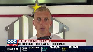 SAN MARTÍN ENTRENÓ PENSANDO EN CHACARITA