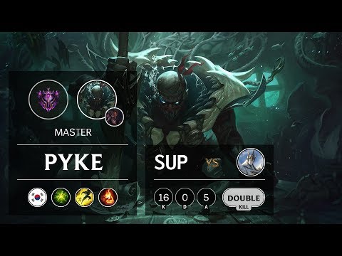 Pyke Support vs Galio - KR Master Patch 9.6
