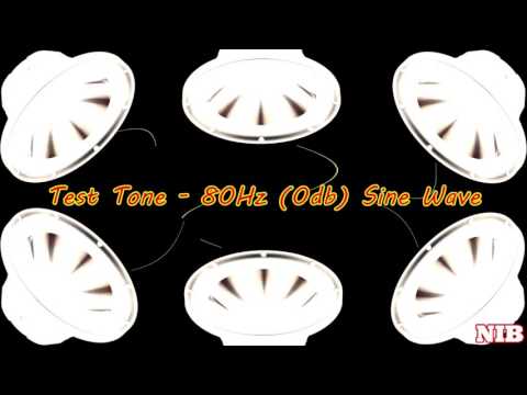 NIB - Test Tone - 80Hz (0db) Sine Wave