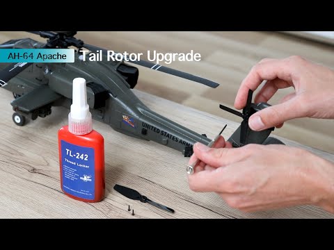Eachine AH-64 Apache Helicopter | Tail Rotor Upgrade (Banggood)