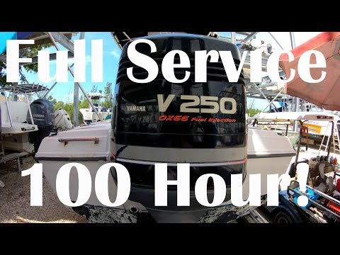 How to Full Service 100 hour a Yamaha 2-stroke 250 HP OX66