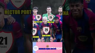 Download lagu Barcelona Squad 2024/2025 | Player Age #barcelona #bintangbola mp3