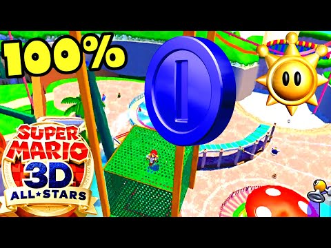 Super Mario Sunshine Blue Coins Pinna Park + 100 Coins #13