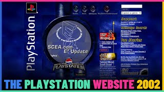 The PlayStation Website Back in 2002.