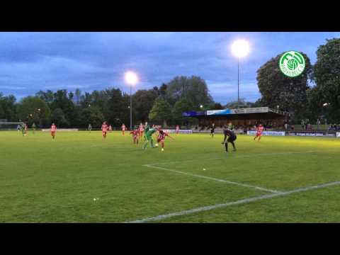Tor FV Bad Vilbel - Rot-Weiß Frankfurt 1:0 08.05.2015 durch Zino Zampach in der 79. Spielminute