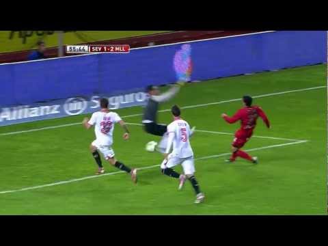 Gol de Alfaro (1-2) en el Sevilla FC - RCD Mallorca - HD
