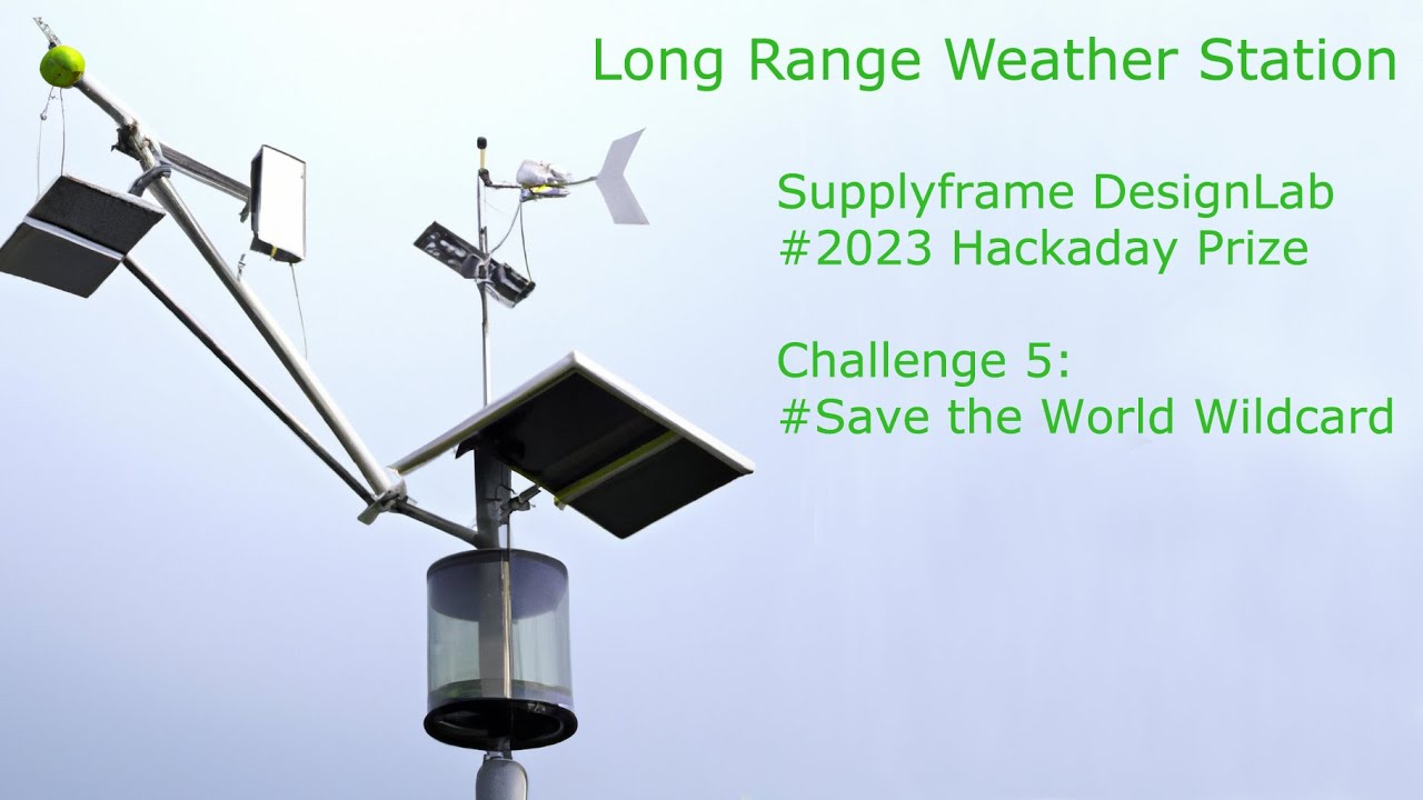 Long Range weather station : Hackaday Prize 2023