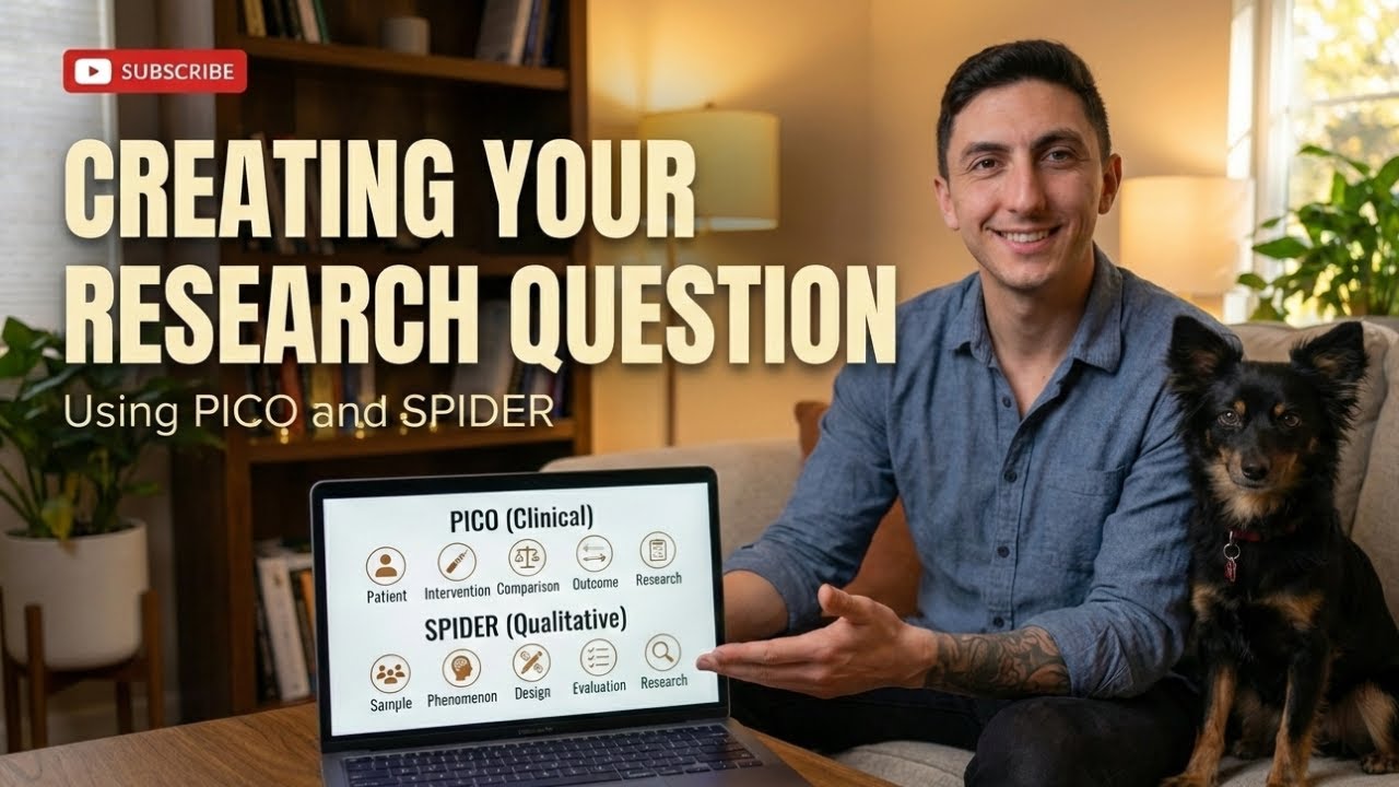 PICO and SPIDER Frameworks: How to Write Research Questions