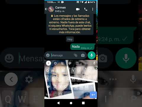 cómo poner imágenes en el teclado de Whatsapp ZTE ❤️