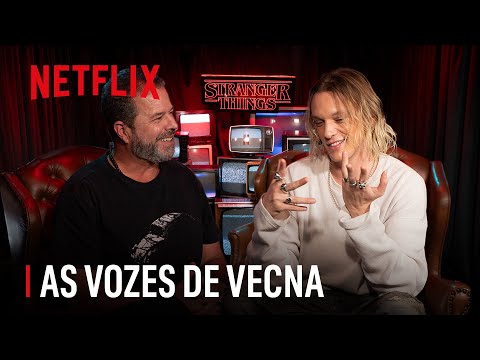 Encontro de Vecnas: Jamie Campbell Bower conhece Mauro Horta, seu dublador | Stranger Things