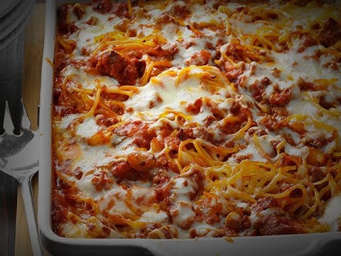Sanjeev Kapoor Receipe - How to make Baked Spaghetti Recipe.