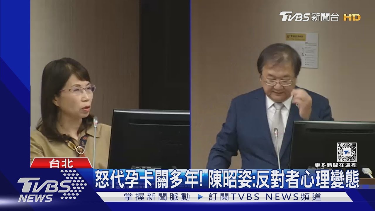 黃捷嗆強推代孕「實現個人利益」 陳昭姿駁