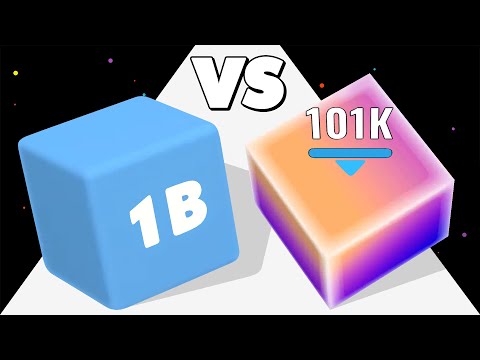 HAPPY CUBES 2048 /vs CUBE ZONE IO ∞ ASMR Gameplay Android iOS • Satisfying Mobile Games • Cube Run
