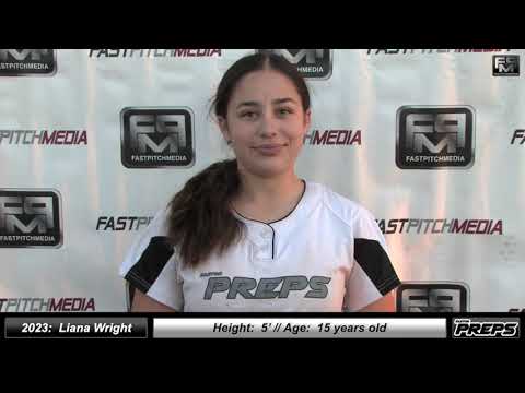 2023 Liana Wright 3.5 GPA - Middle Infielder Softball Skills Video - Easton Preps - Paz