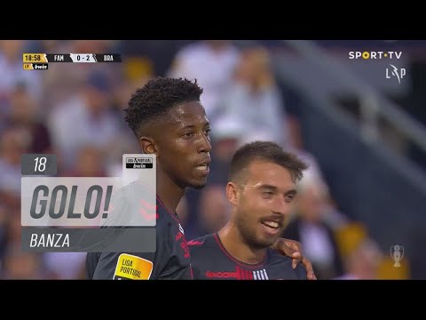 Goal | Golo Banza: Famalicão 0-(2) SC Braga (Liga 22/23 #2)