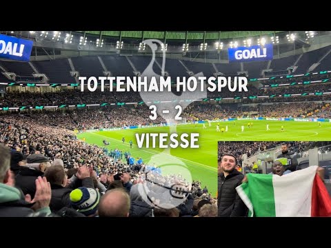 ANTONIO CONTE’S FIRST GAME IN CHARGE | TOTTENHAM HOTSPUR 3-2 VITESSE | SON HUNG MIN SCORES | 손흥민