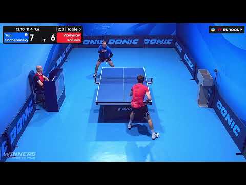 10:45 Yurii Shchepanskyi - Vladyslav Kaluhin 22.08.2023 TT Euro.Cup  Ukraine Star. TABLE 3