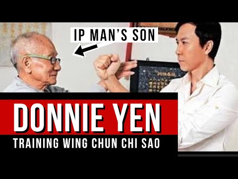 Donnie Yen Training Wing Chun w/ Ip Man's Son