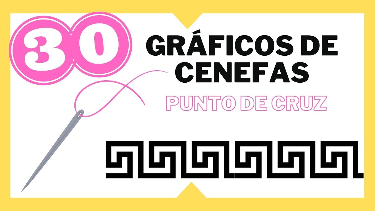 ♒️ LOS 30 MEJORES GRÁFICOS DE CENEFAS PUNTO DE CRUZ - Varios estilos y colores ¡DESCARGA GRATIS!