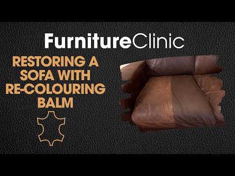 How to Restore a Sofa with Recolouring Balm