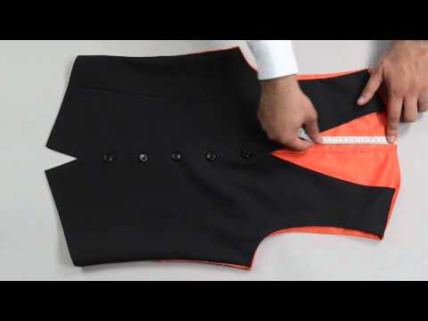 MESURE SUR GILET : LONGUEUR AVANT - Costume et chemise sur mesure