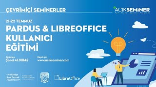 Online Pardus & LibreOffice Temel Seviye Eğitimi 2