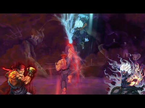Evil Ryu vs. Oni - Super Street Fighter IV Secret Boss Battle