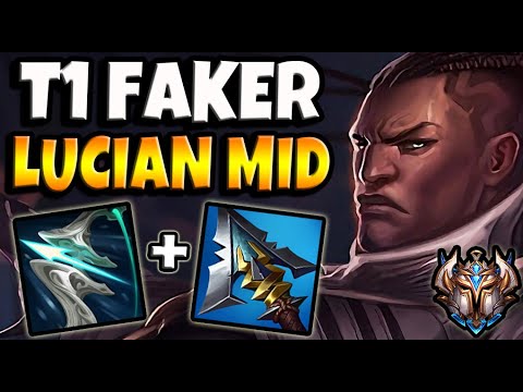T1 Faker LUCIAN vs SYLAS [ MID ] Patch 11.15 Korea Challenger ✅
