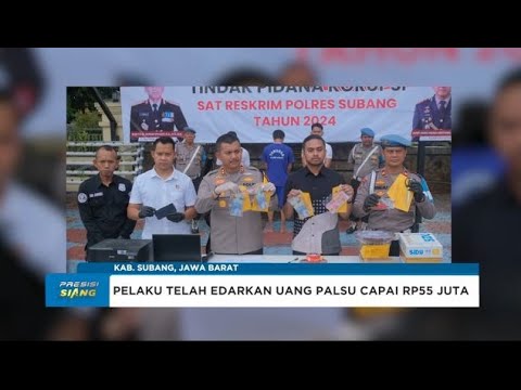 POLRES SUBANG UNGKAP KASUS PERJUDIAN DARING DAN PEMALSUAN UANG RUPIAH