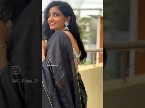 Chammak Challo🖤🩶| TelugAmmayi Anvitha#trending #viral #explore #grwm #outfit #shortsfeed #festival
