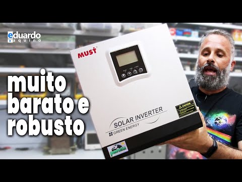 NOVO Inversor Híbrido 3000W Must para Energia Solar OffGrid