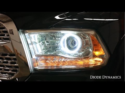 How To Install Ram 1500 Angel Eye Halos
