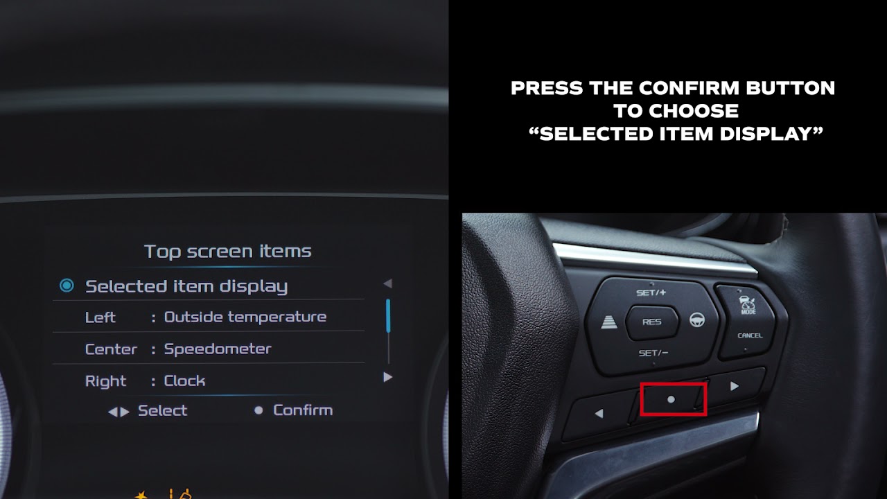 All-New Isuzu D-Max: How To Customise the Display Settings on the Multi Information Display