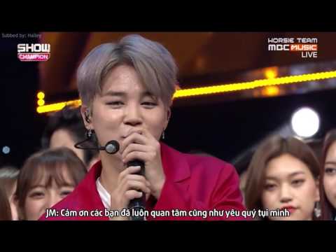 [VIETSUB/ENGSUB] [161019] BTS - 피땀눈물 (Blood Sweat & Tears) 1st Win @ Show Champion