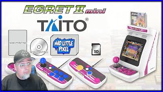 The Taito Mini Arcade Machine Just Announced! Rotating Screen, SD Card Slot + Tons MORE!! Egret II