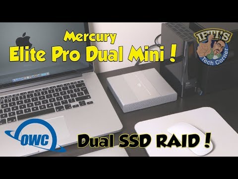 OWC Mercury Elite Pro Dual Mini - Dual SSD Portable RAID Drive! : REVIEW