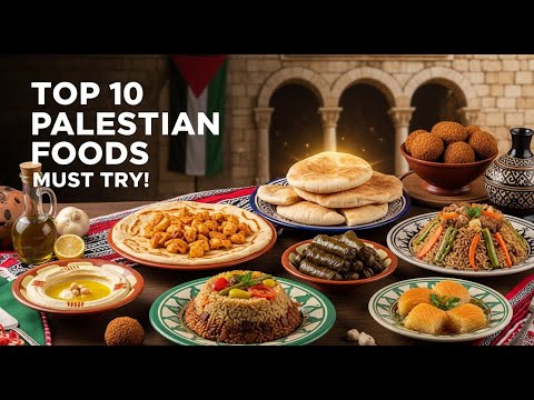 Top 10 Palestinian Foods You Must Try 🇵🇸  Authentic Middle Eastern Cuisine
