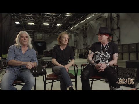 Angus & Cliff on Brian, Axl pays tribute ‪#‎RockOrBust‬