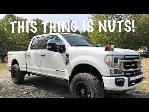 POWERSTROKE GETS THE BANKS PEDAL MONSTER.INSTALLATION, FIRST USE AND TOWING REVIEW. YOU NEED THIS!