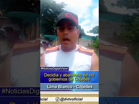 Decidía y abandono de los gobiernos de Cojedes  #digitalvision #venezuela #cojedes